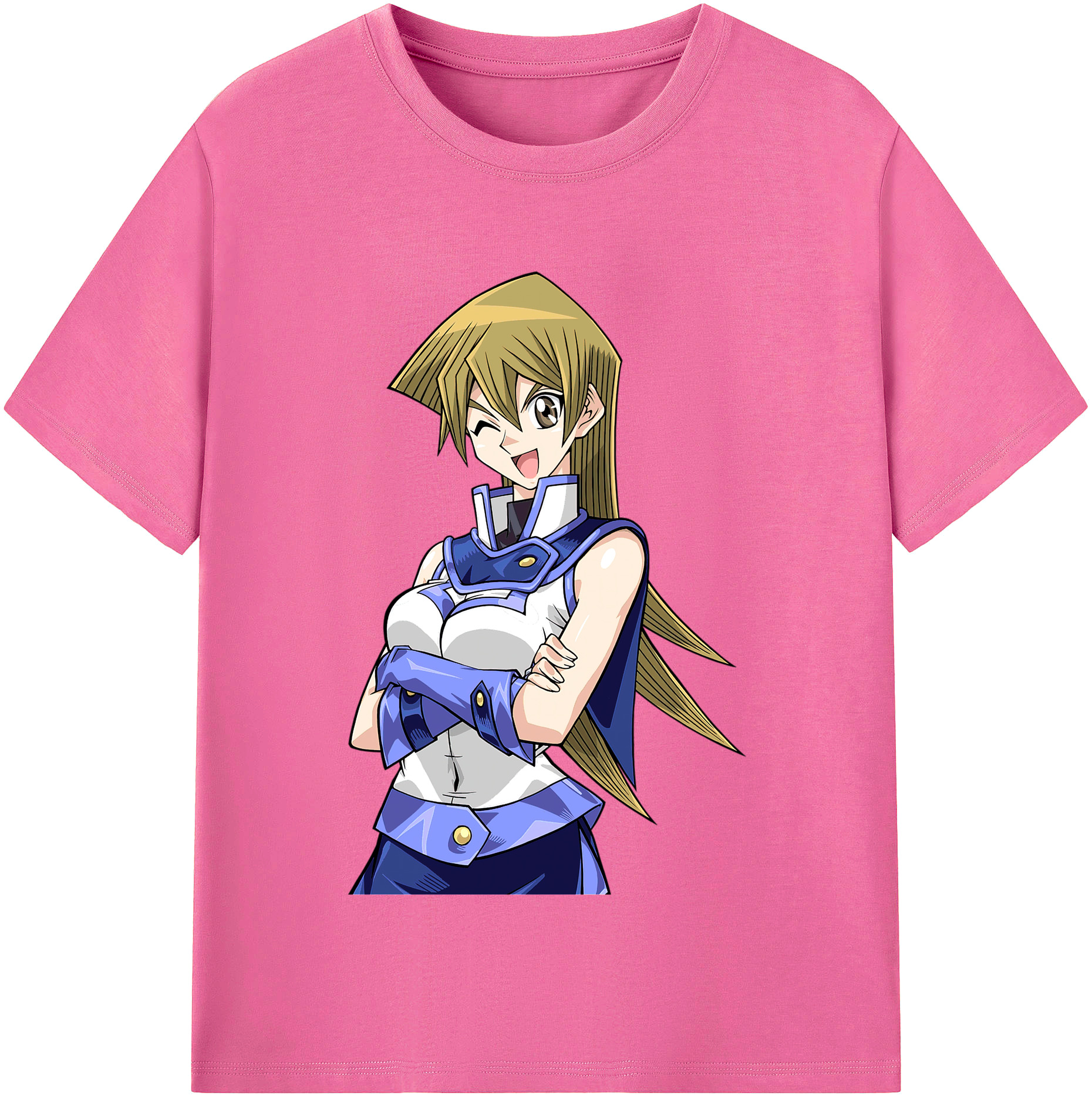 （画像用） 遊☆戯☆王 Yu-Gi-Oh! レディースカジュアルプリントTシャツ（綿100％）